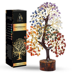 FASHIONZAADI arbre cristal face, décoration raffinée pour bureau