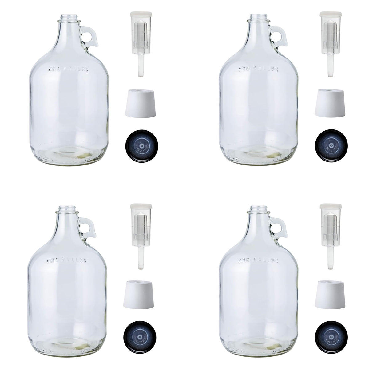 FastRack bonbonne 1 gallon face visible montrant design et transparence pour surveillance