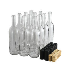 FastRack bouteille 750 ml face montrant verre clair et finition professionnelle