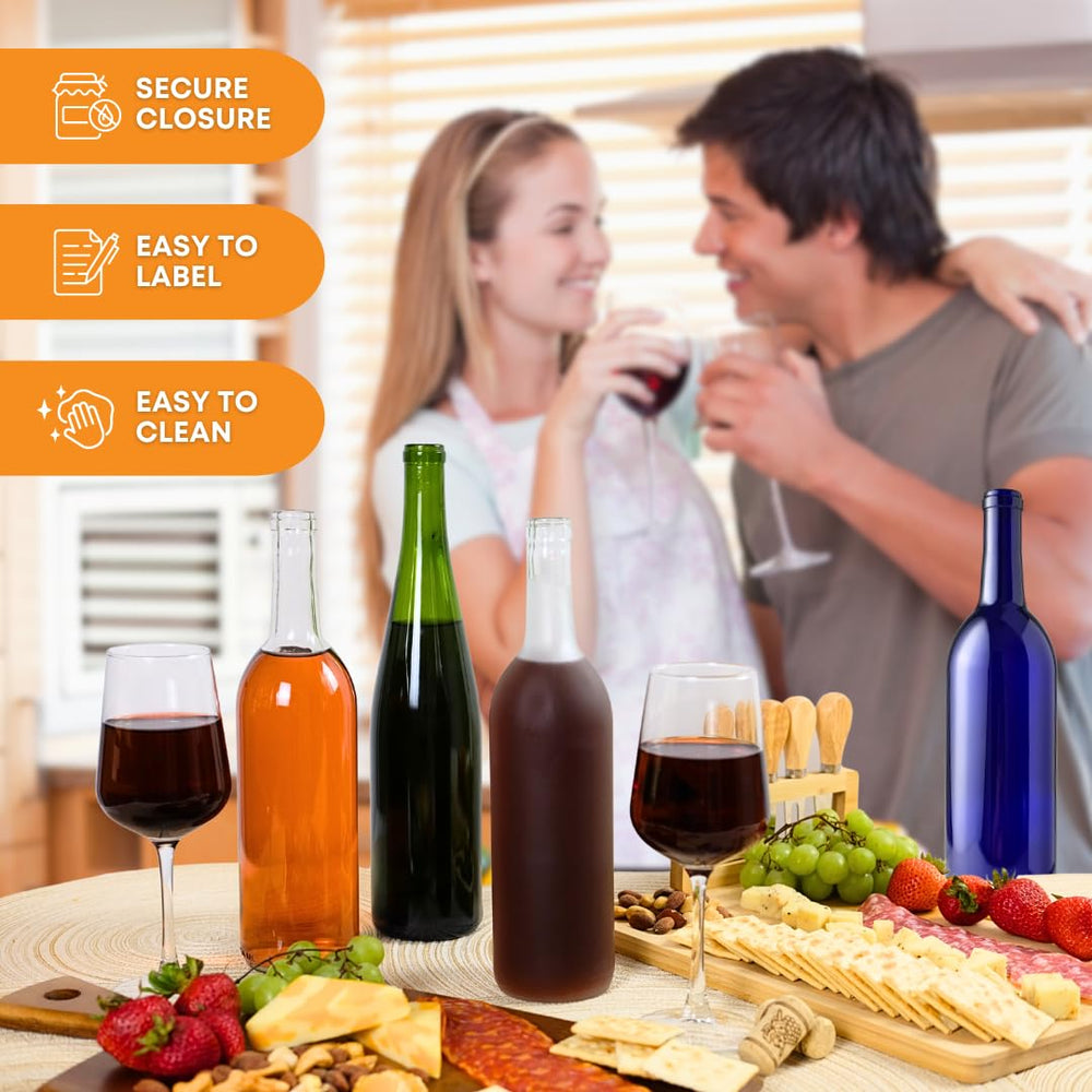 FastRack bouteille à côté d'une main pour comparer l'échelle et capacité 750 ml