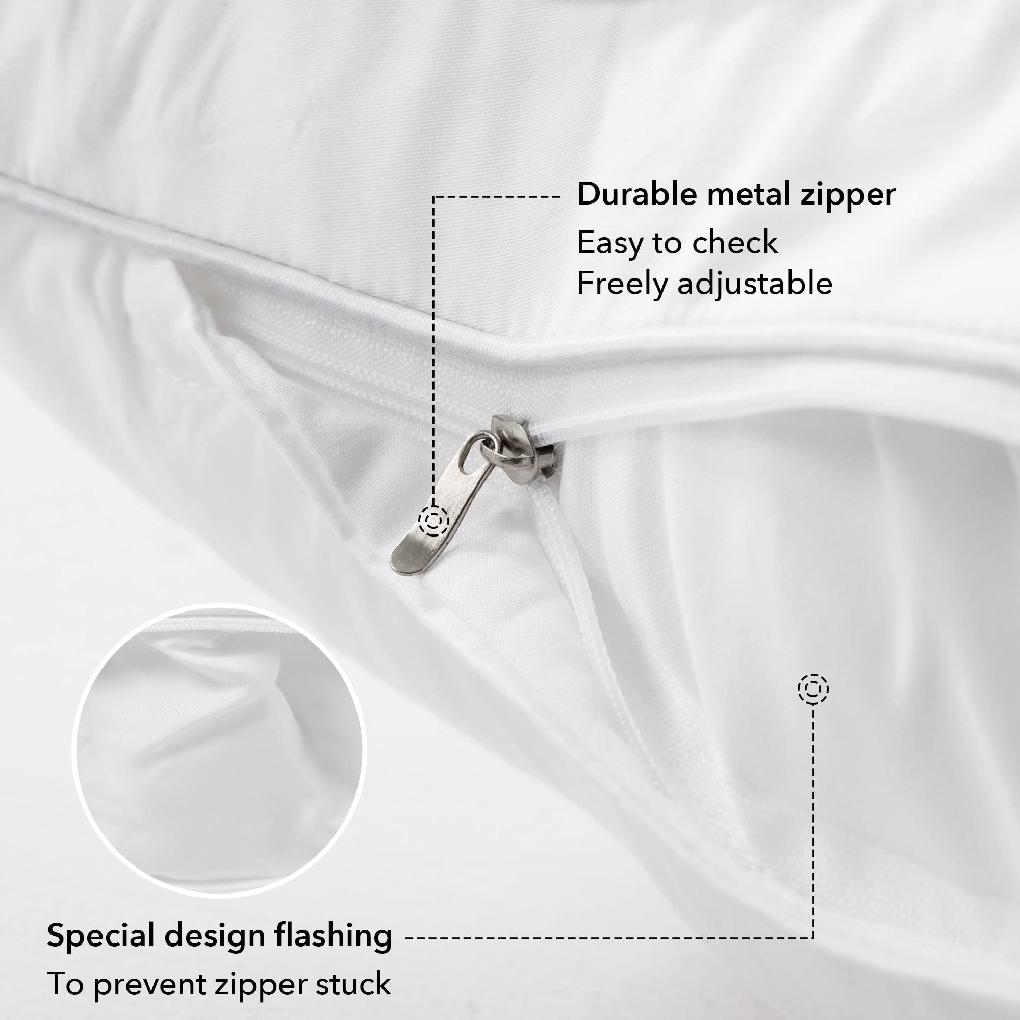 FAVRIQ zoom rembourrage 3D résilience semblable au duvet bénéfique