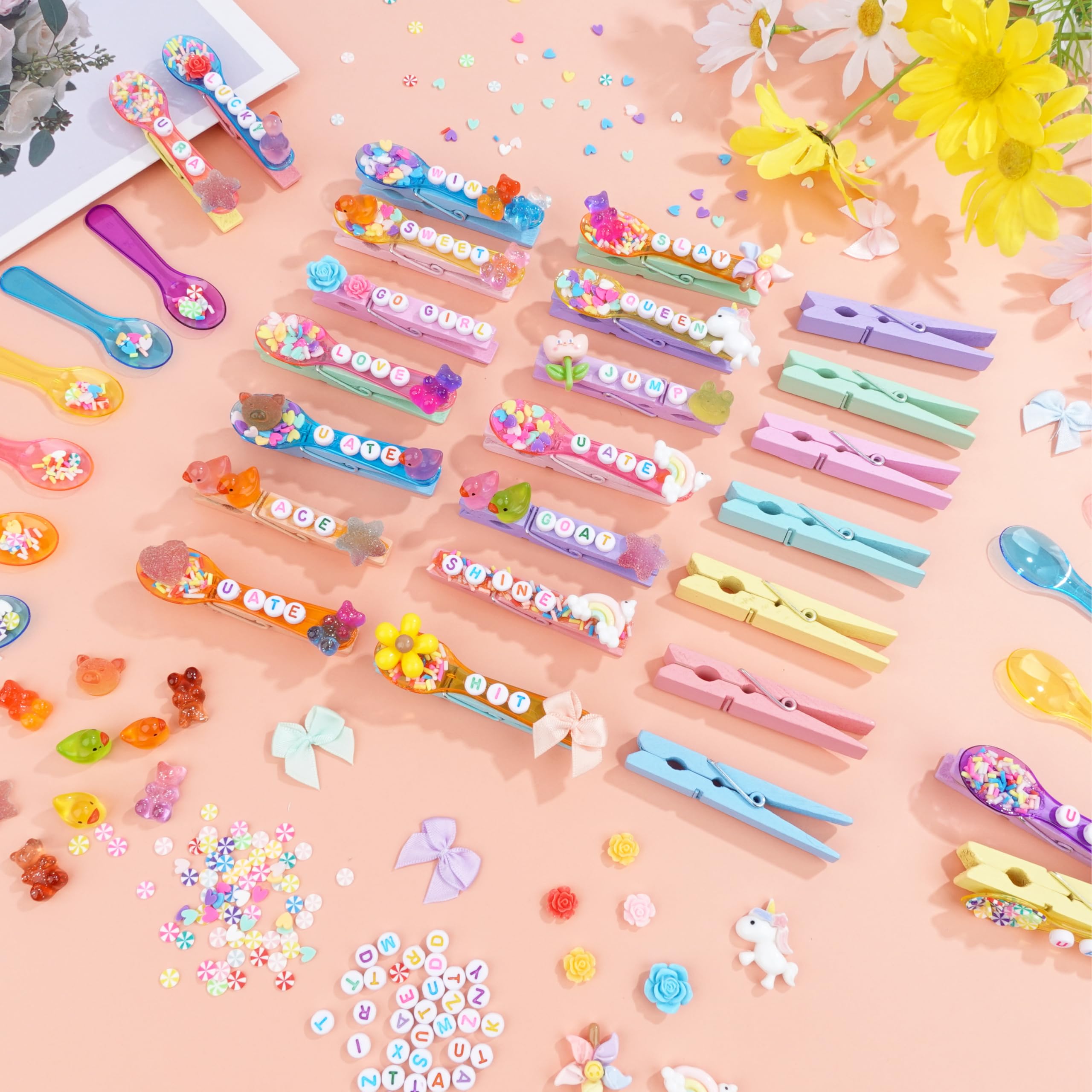 Fayoo assortiment de breloques colorées pour customiser et varier styles