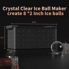FDDBI boule de glace dans verre old fashioned refroidit sans diluer