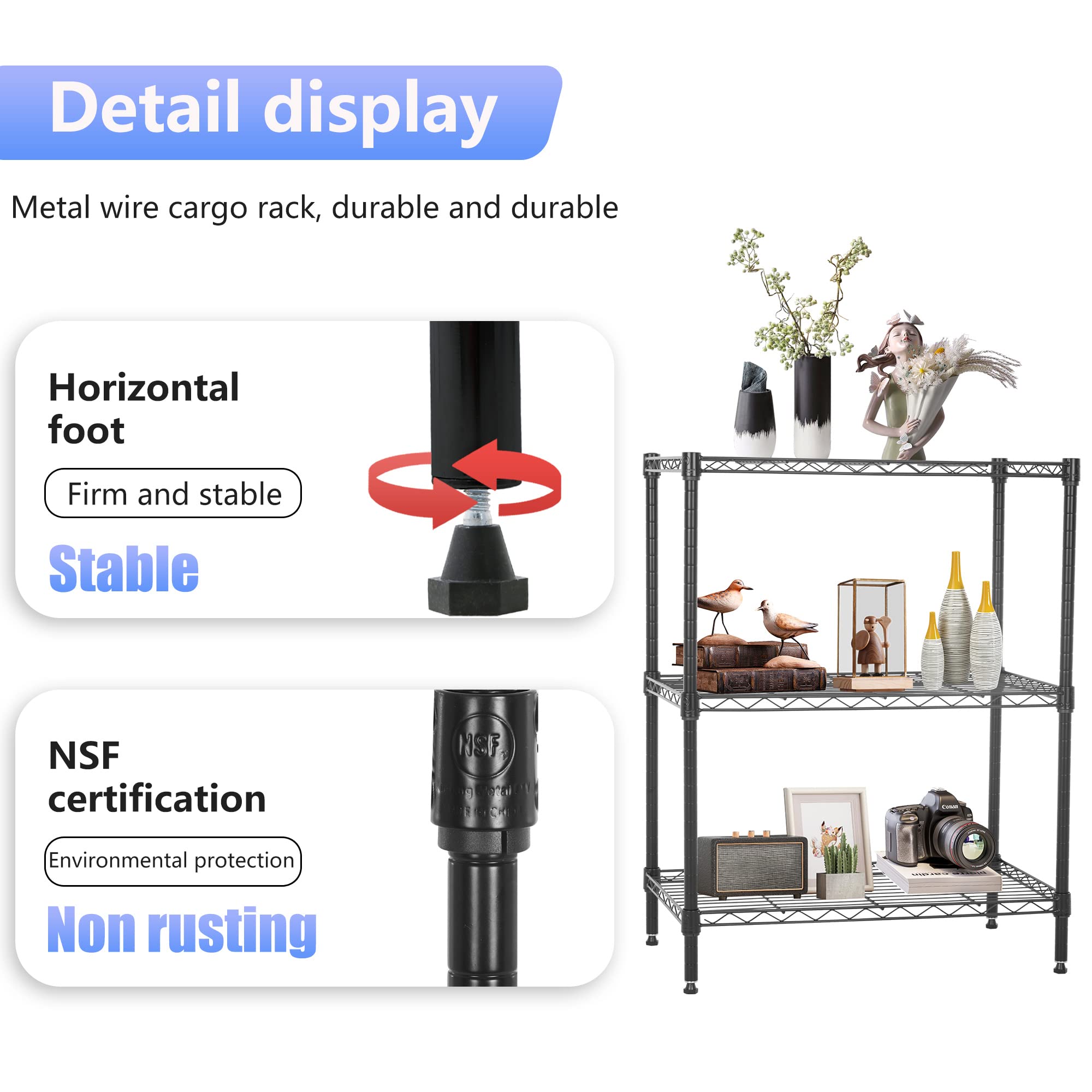 FDW étagère en garage avec outils montrant organisation efficace