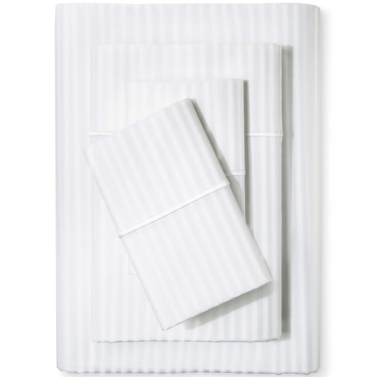 Feather & Stitch vue frontale de l'ensemble King pour une chambre raffinée