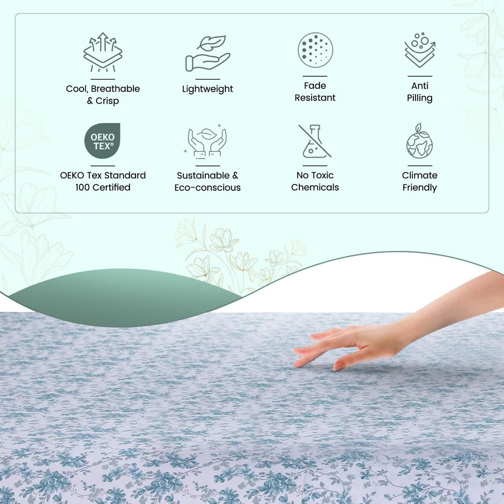 Feather & Stitch New York gros plan du tissage percale respirant et doux