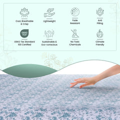 Feather & Stitch New York gros plan du tissage percale respirant et doux