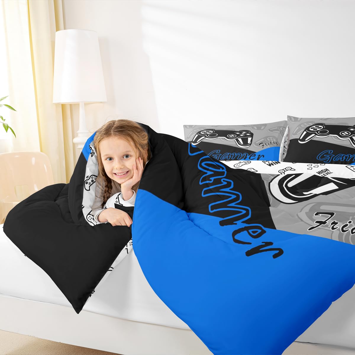 Feelyou couette installation en chambre pour ambiance gamer