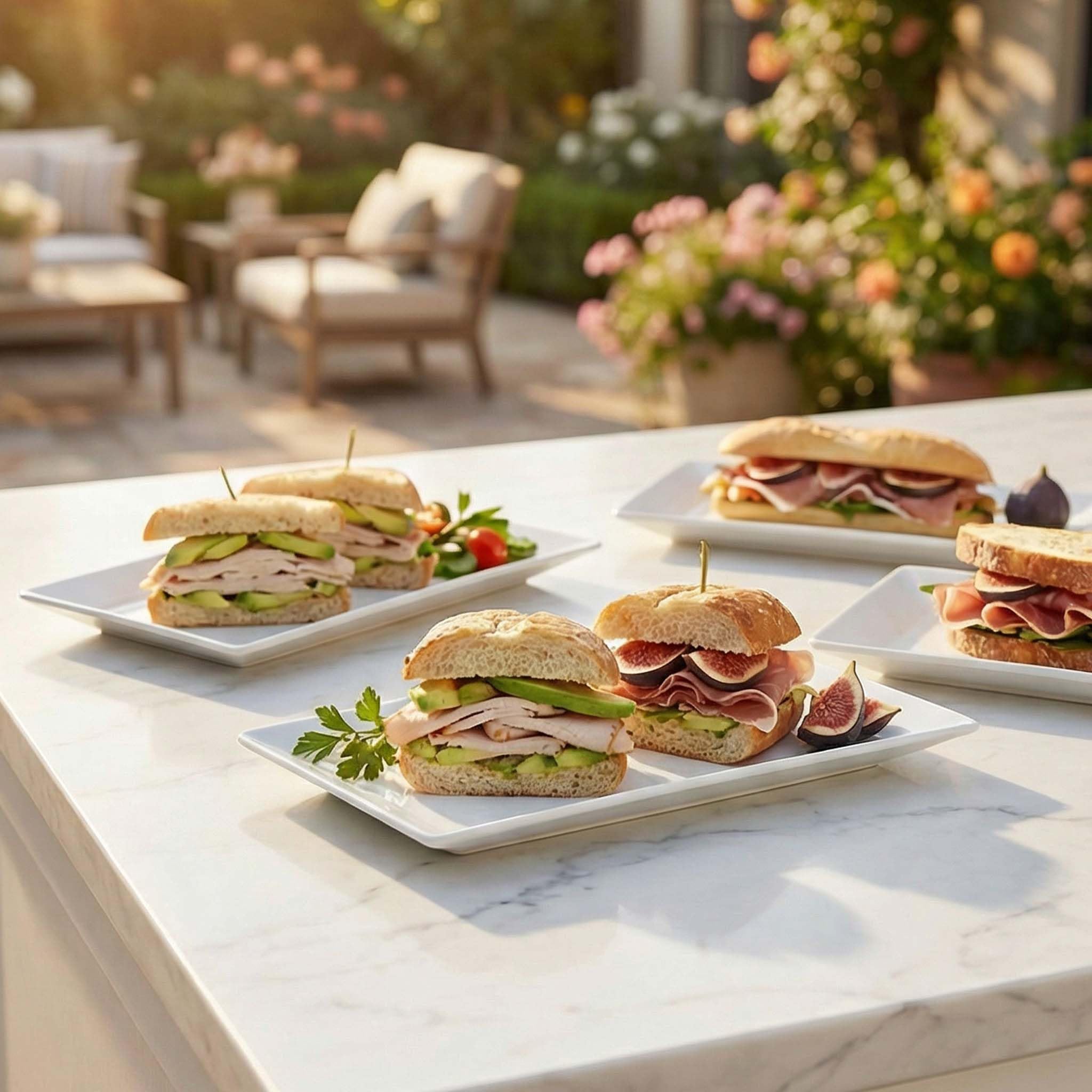 Feenmai plateau dressé avec sushis pour une présentation soignée et appétissante