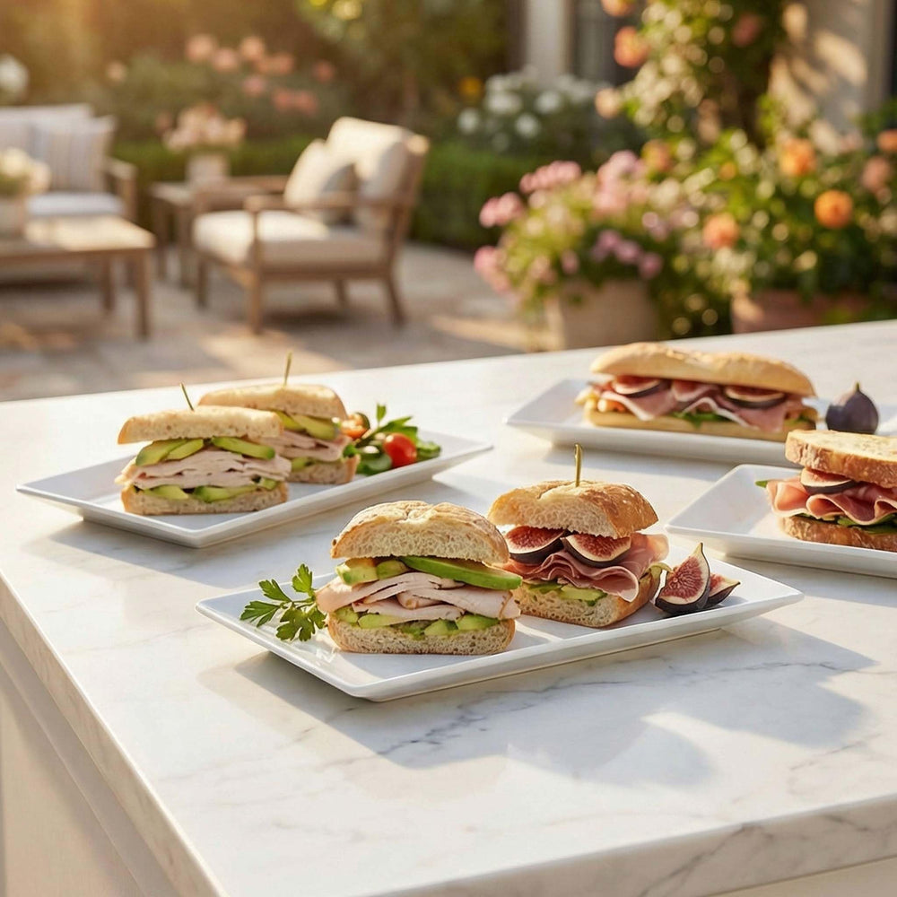 Feenmai plateau dressé avec sushis pour une présentation soignée et appétissante