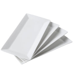 Feenmai plateau rectangulaire face avant montrant fini blanc élégant et présentation nette