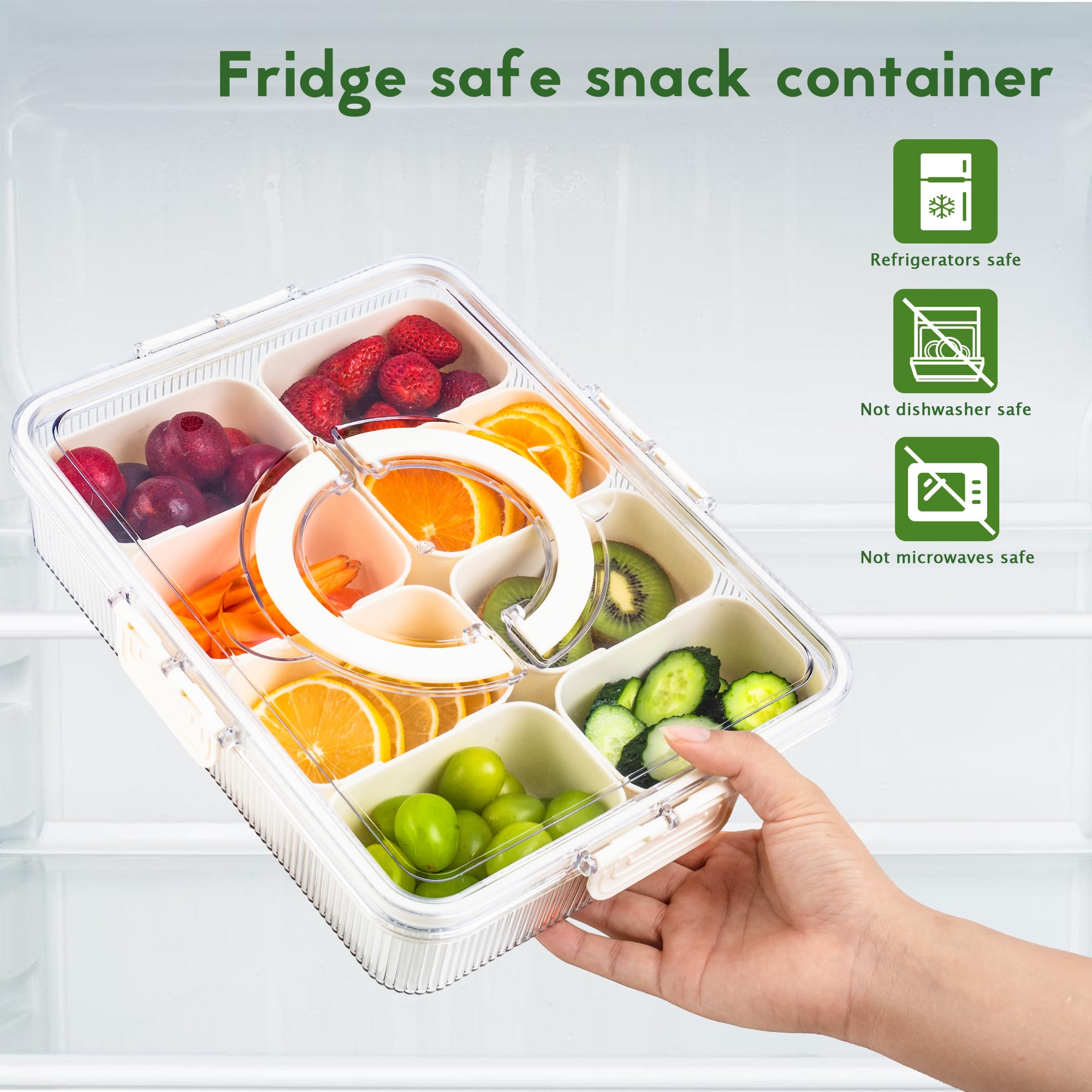 FEIOOD couvercle transparent avec 4 loquets et joint étanche, sécurité