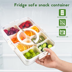 FEIOOD couvercle transparent avec 4 loquets et joint étanche, sécurité