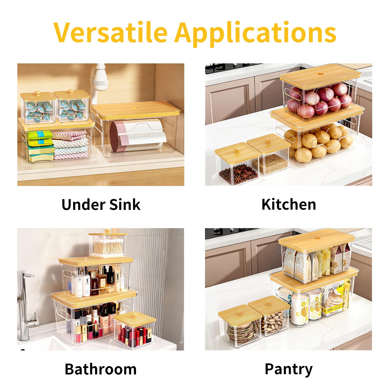 FELIZHOUSE organisateur installé dans cuisine illustrant rangement soigné