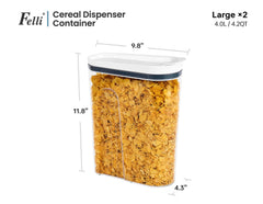 Felli couvercle clapet ouvert pour distribution simple et rapide