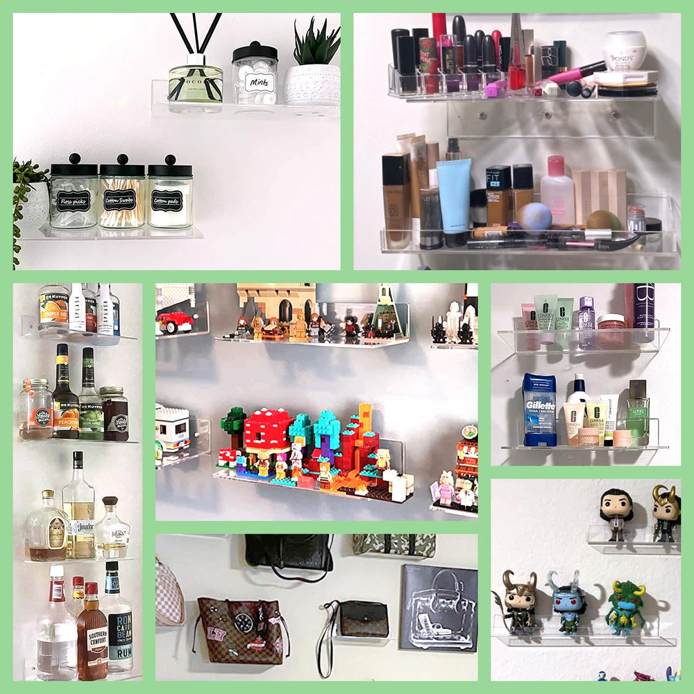 FEMELI étagère en situation salle de bain organise cosmétiques sans encombre