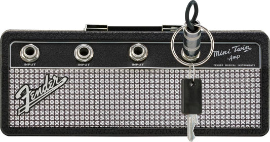 Fender porte-clés avant montrant design ampli et rangement élégant