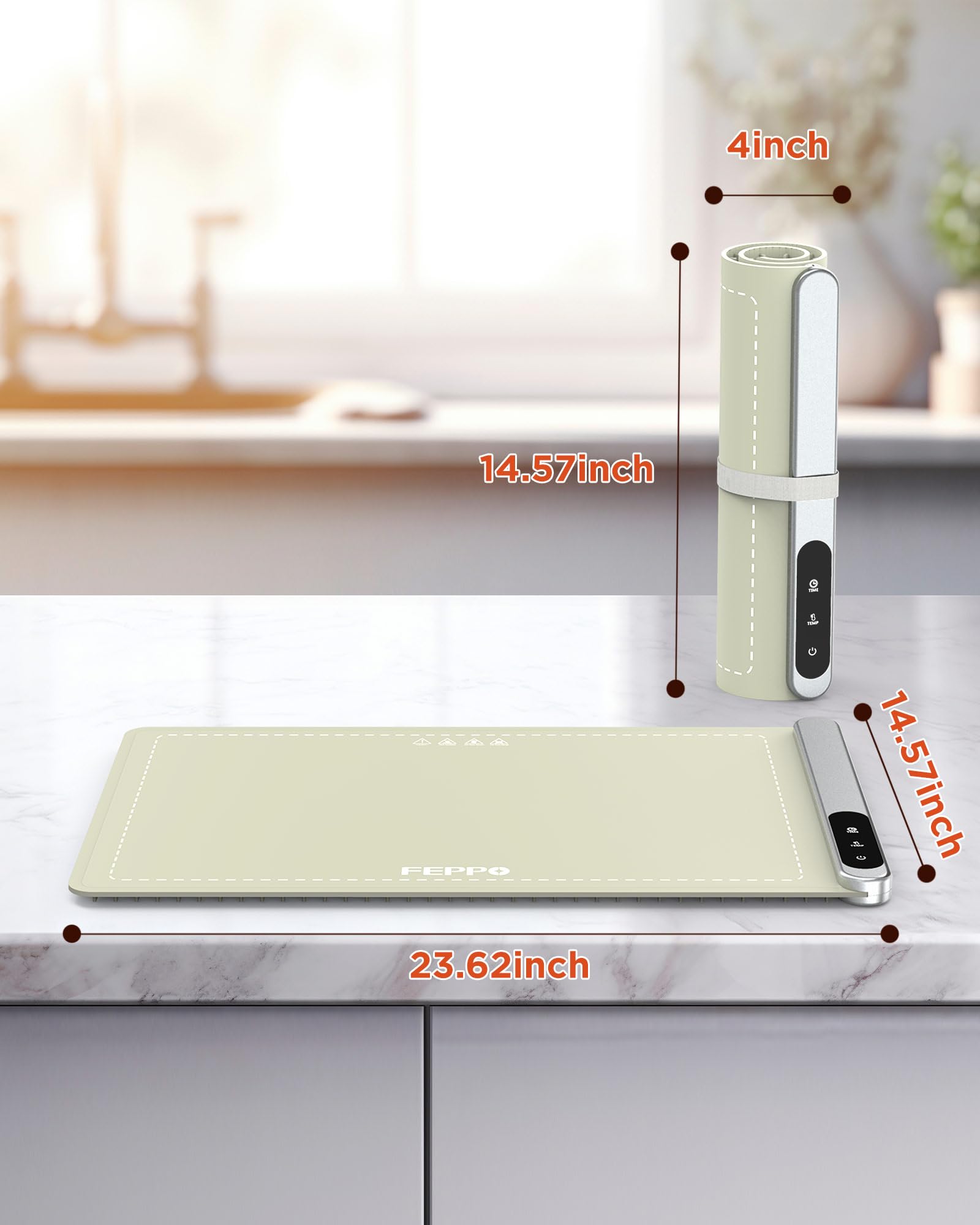 FEPPO zoom sur film PI 500W montrant technologie de chauffage rapide