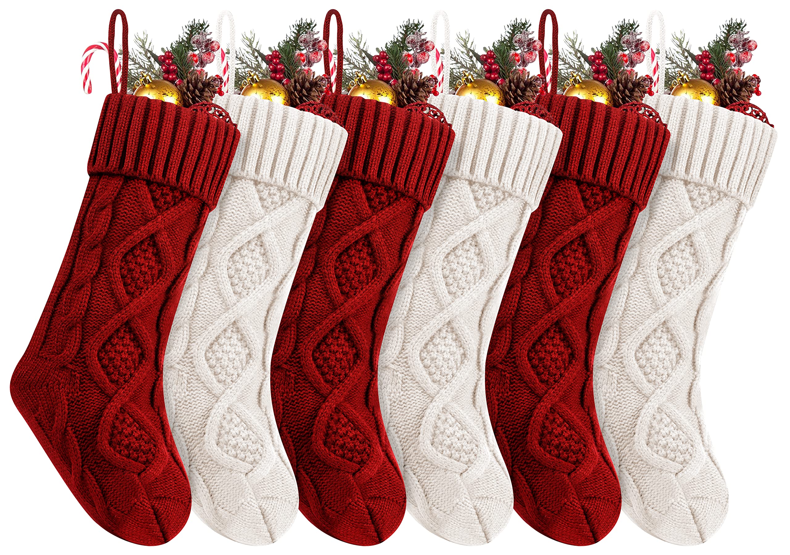 Fesciory chaussette de Noël ensemble sur fond neutre montre couleurs assorties
