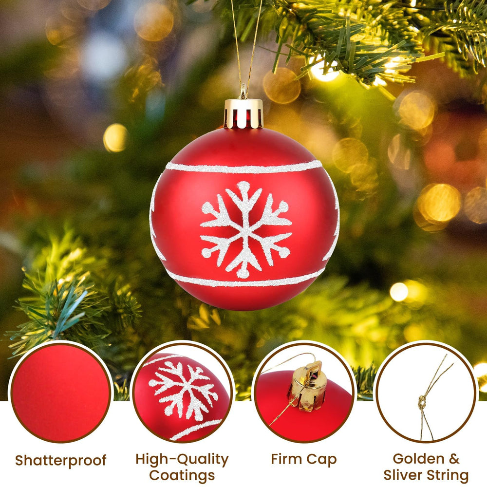 FestiveBliss composition de table avec boules, ambiance chaleureuse