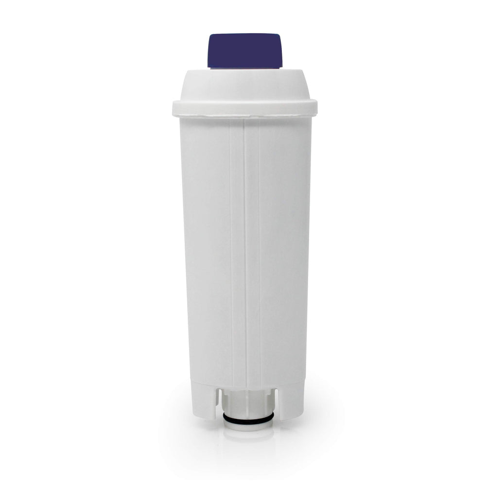 Étiquette Fette Filter DLS C002 lisible indiquant compatibilité DeLonghi et avantages durabilité