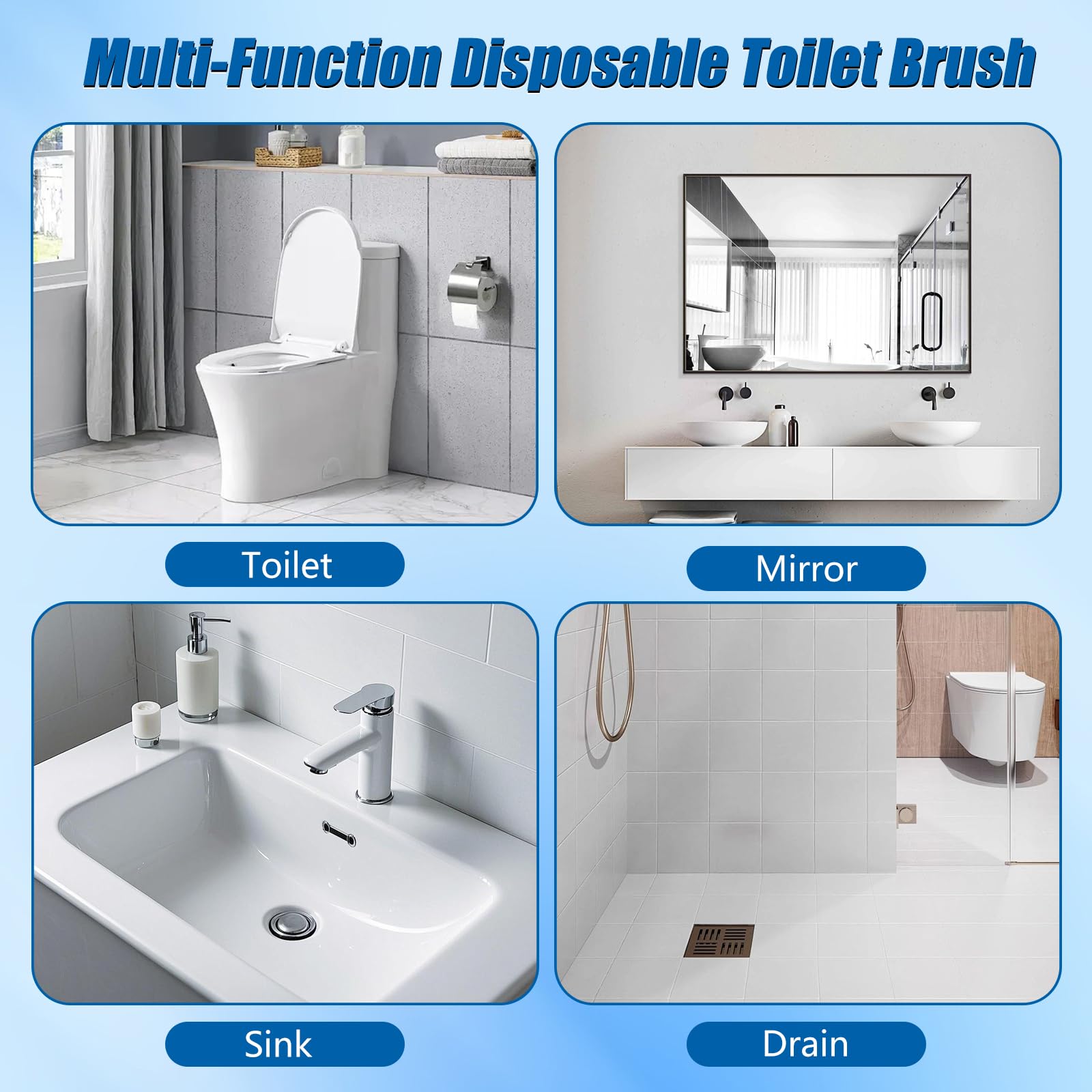 FHQZFHQ kit rangé dans salle de bains moderne montrant finition ordonnée