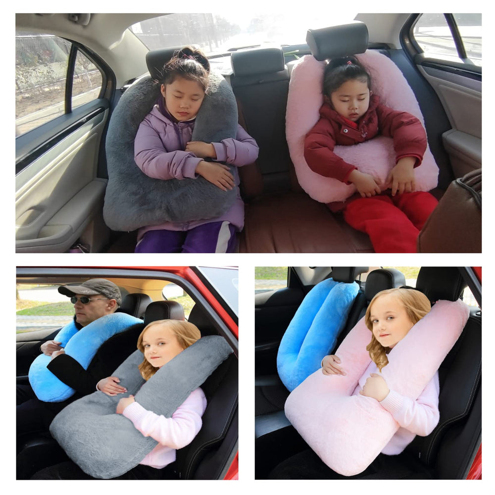 FHSGGP enfant utilisant le coussin en voiture pour une sieste plus sûre