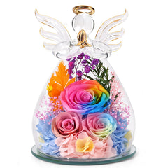 FIACO figurine d'ange sous verre montrant design élégant et protection