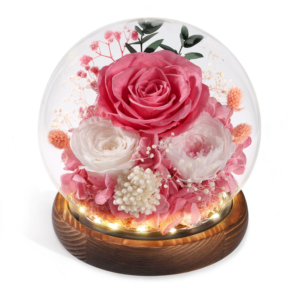 FIACO cloche face montrant la rose et ajout d'élégance