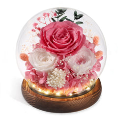 FIACO cloche face montrant la rose et ajout d'élégance