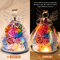 FIACO coupe en verre et base facile à nettoyer mettant en valeur la rose