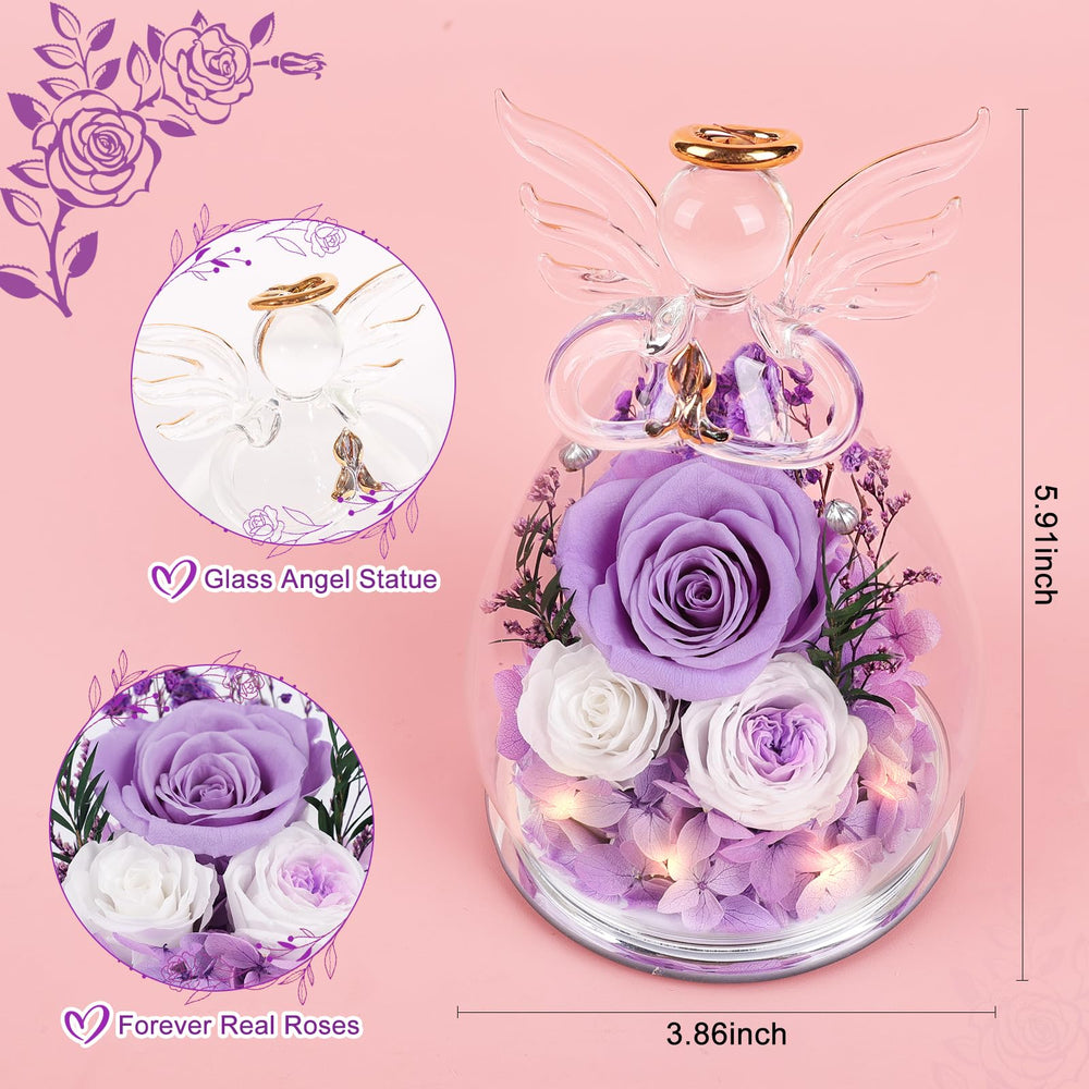 FIACO gros plan sur la rose préservée révélant texture naturelle et couleur durable