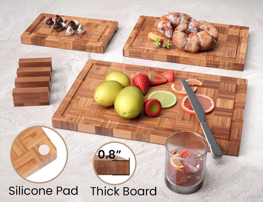 Fibogollo comparaison des trois tailles avec couteau illustrant l’échelle et l’usage pratique