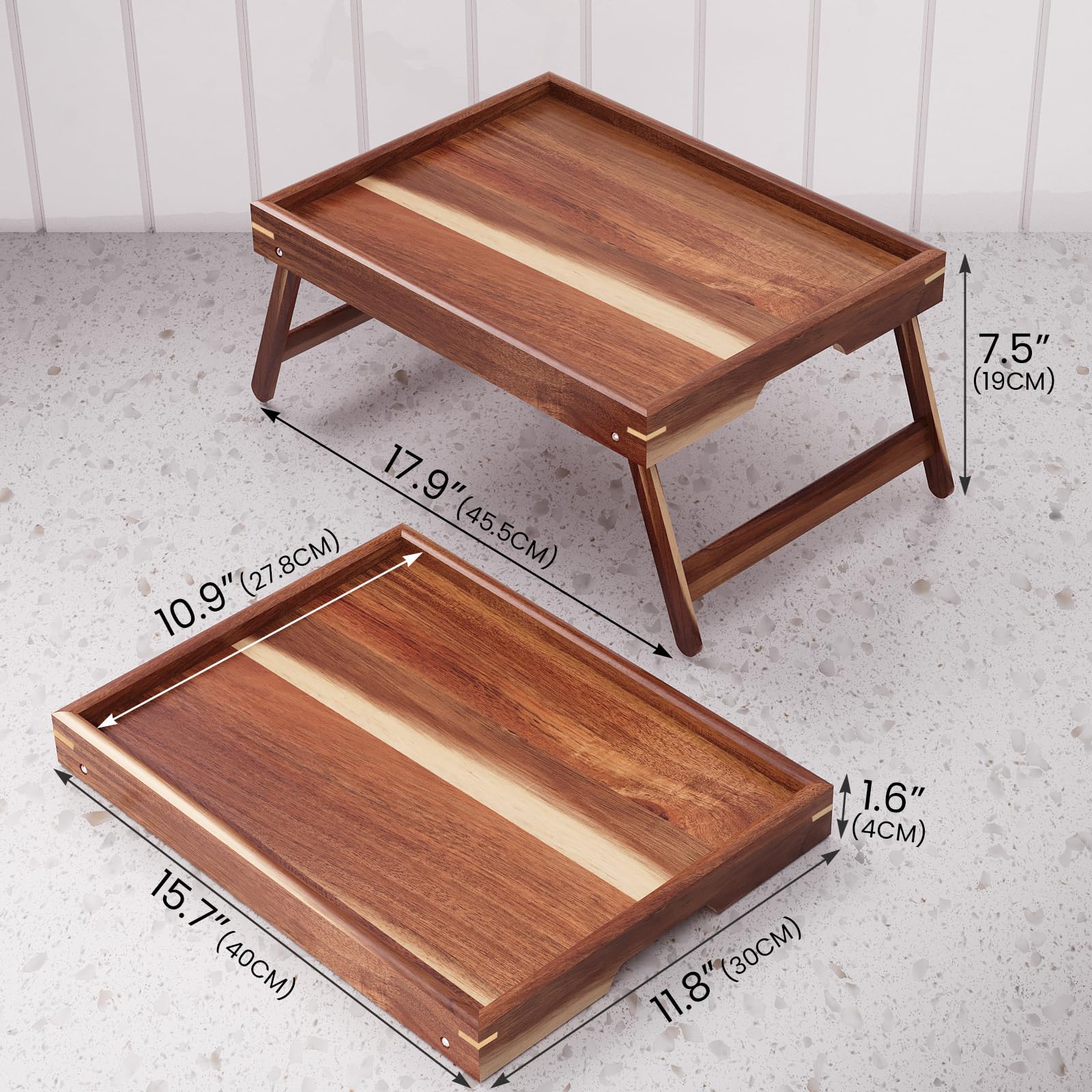 Fibogollo gros plan grain d'acacia mettant en valeur texture naturelle