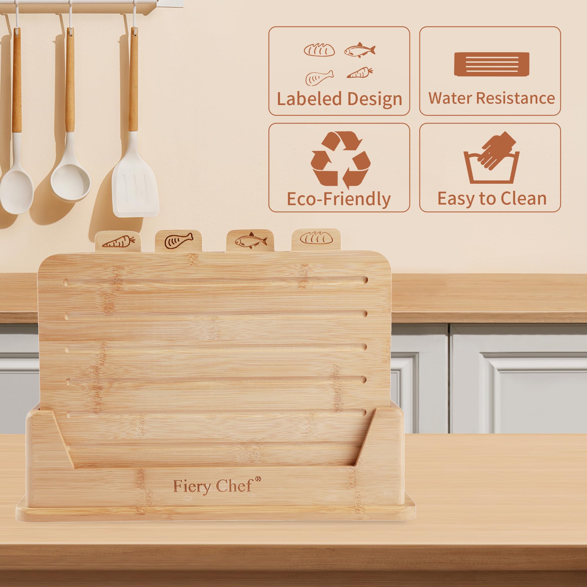 Fiery Chef comparaison de taille avec couteau pour évaluer surface utile