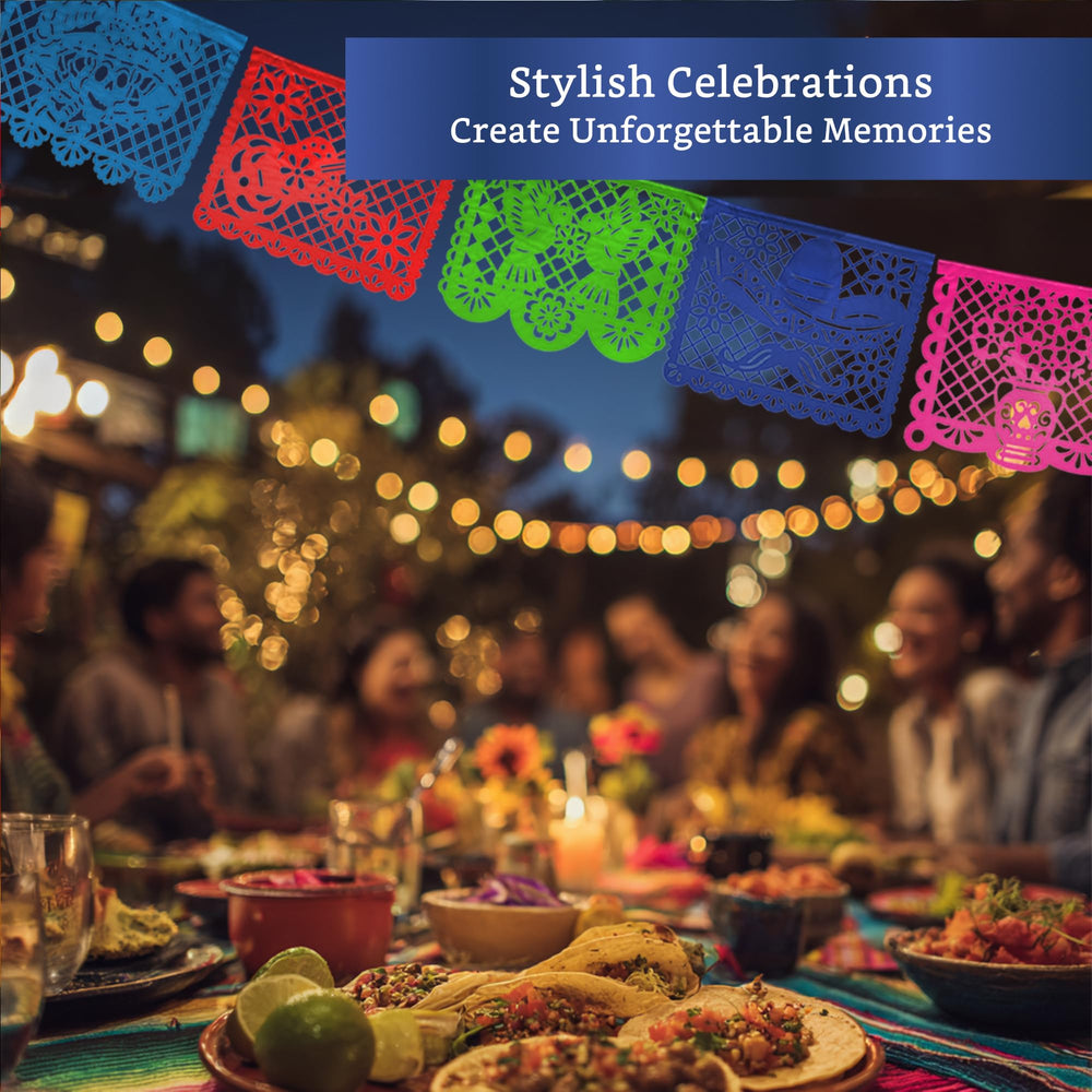 FIESTA WRAPS emballage et étiquette indiquant réutilisable et prêt à poser