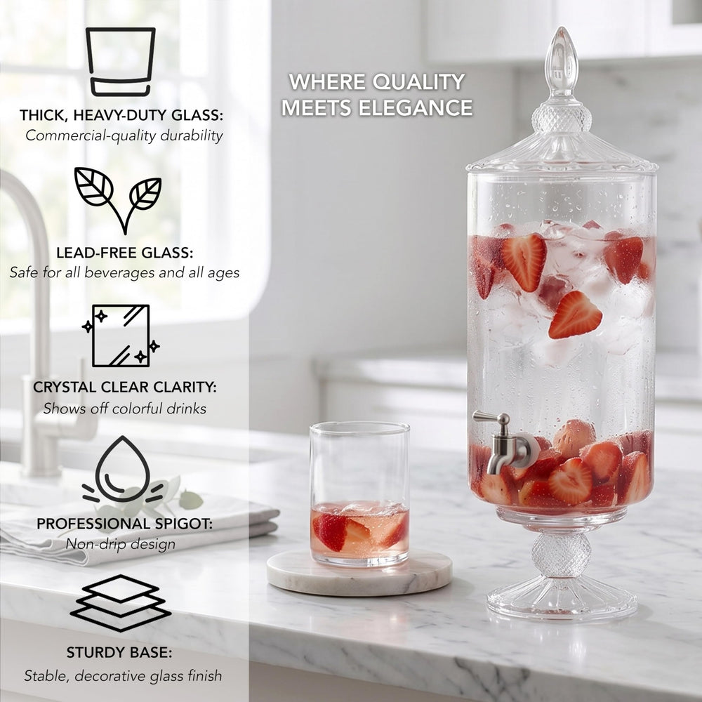 Fifth Avenue Crystal comparaison hauteur montrant gain de place buffet
