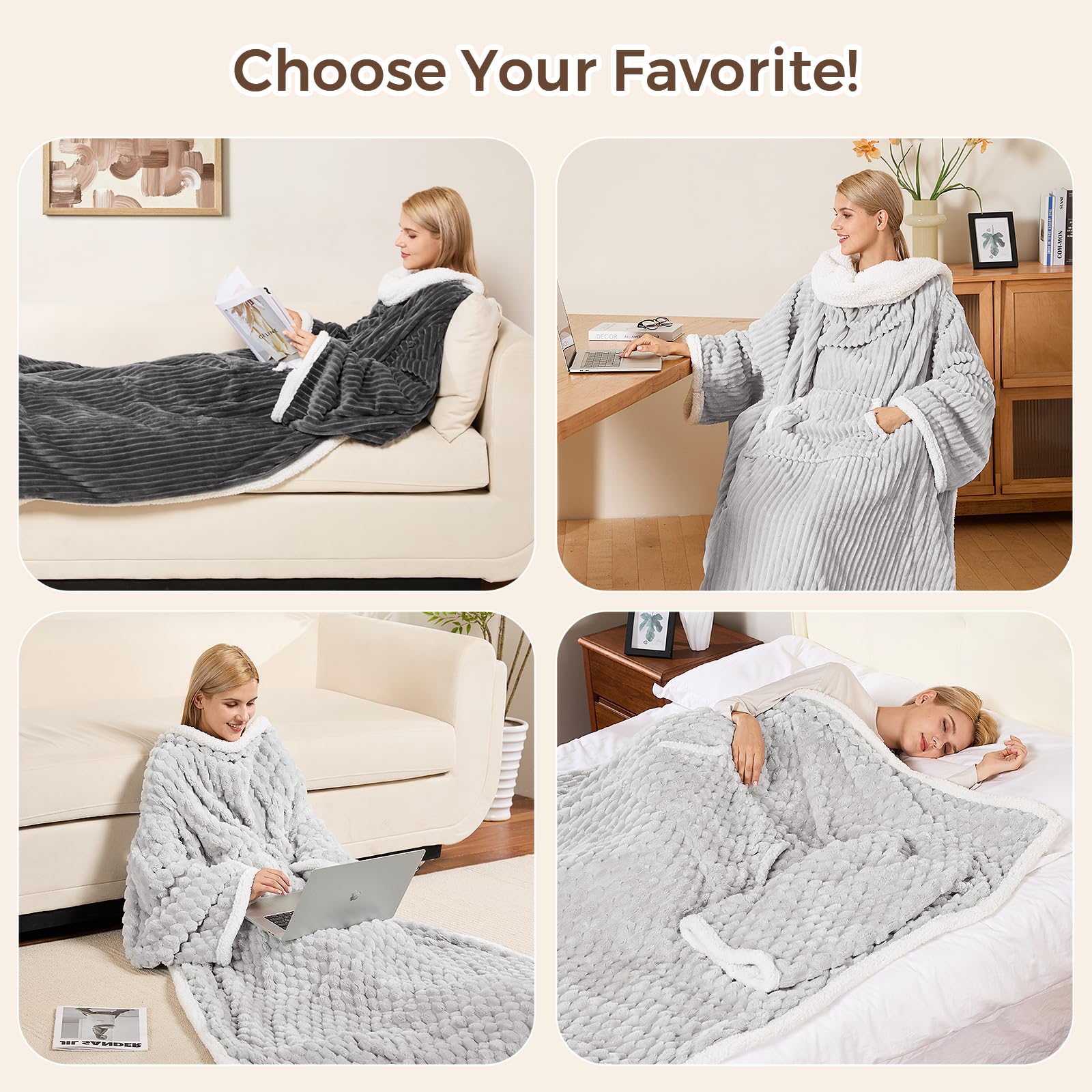 FIGERM comparaison taille 52x72 pouces montrant couverture adaptée aux adultes