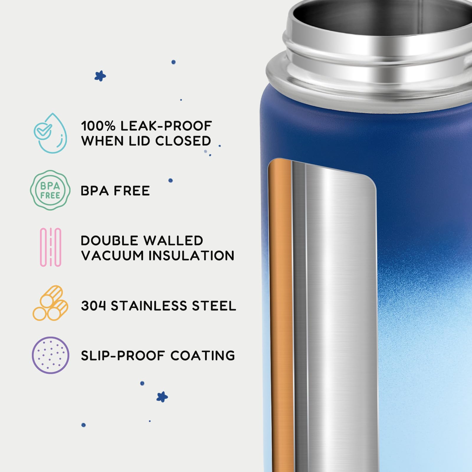 Fijinhom détail intérieur inox 304, matériau sûr et durable