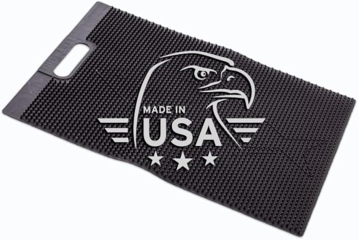 Fillet Away tapis face avant montrant fixation antidérapante et sécurité