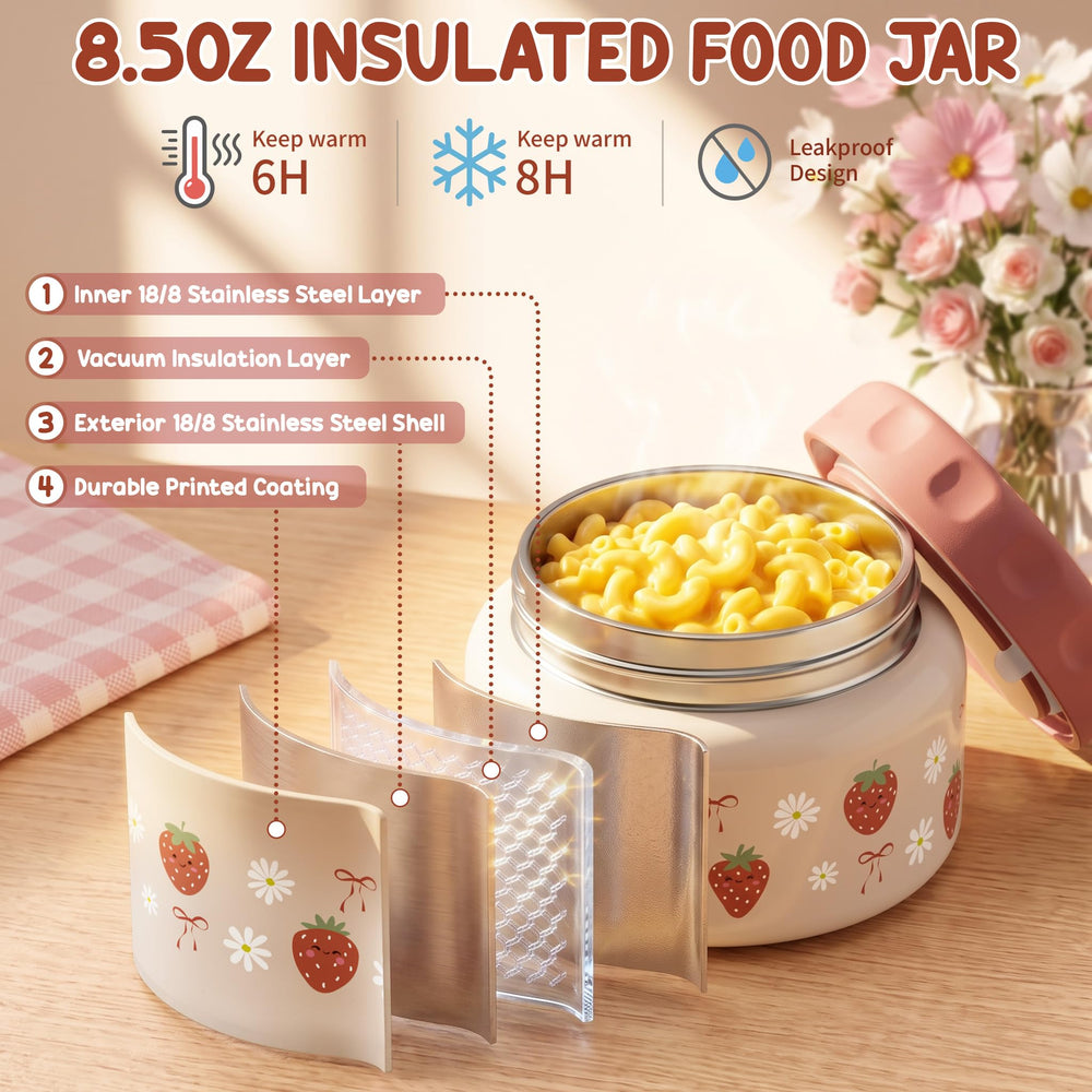 Fimibuke couverts et pot sauce inclus pour dips et compotes