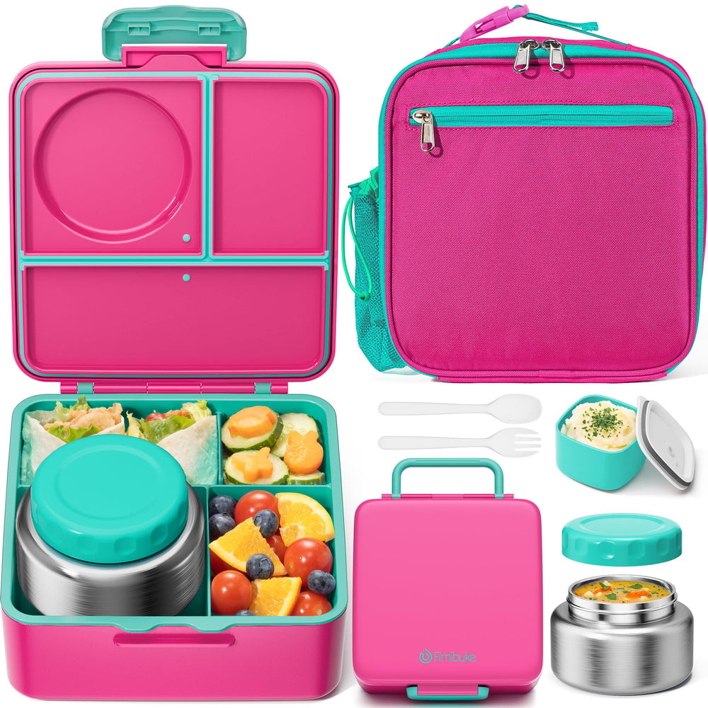 Fimibuke boîte bento face montrant organisation et capacité pour repas