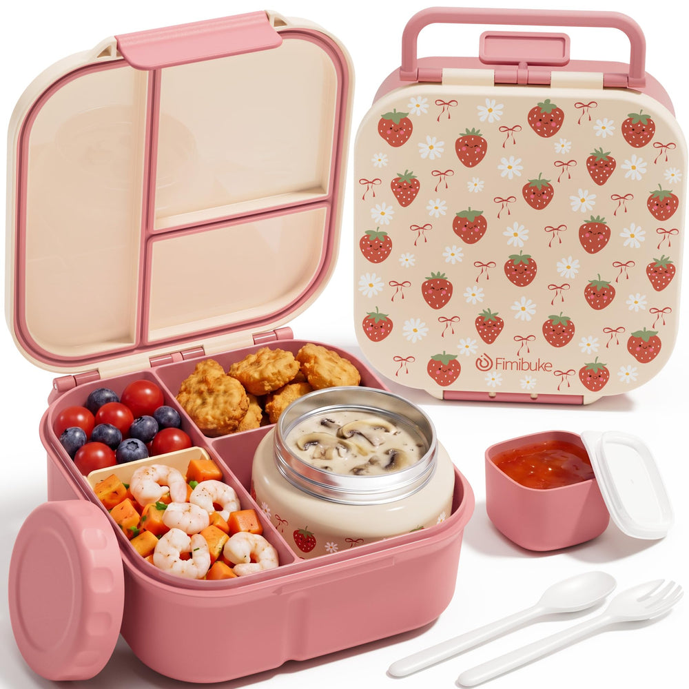 Fimibuke face avant de la boîte repas montrant la fermeture étanche et design attractif