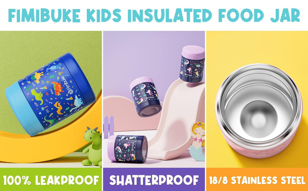 Fimibuke motif cartoon coloré coffret cadeau attirant enfants et motivant repas