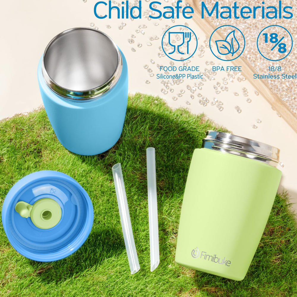 Fimibuke paille silicone gros plan douce pour gencives et agréable à sucer