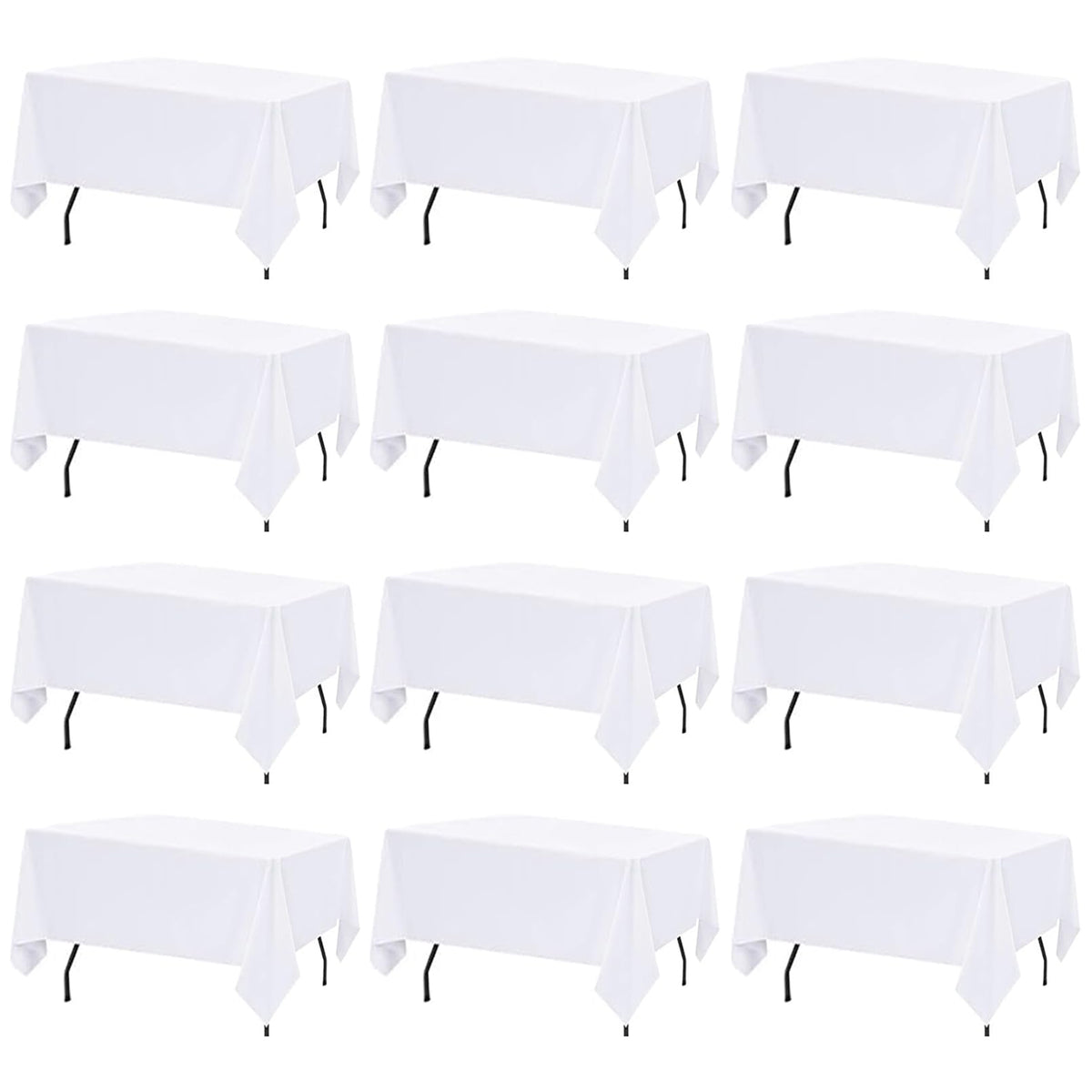 Nappe FINDYOU face avant sur table rectangulaire, rendu élégant et propre