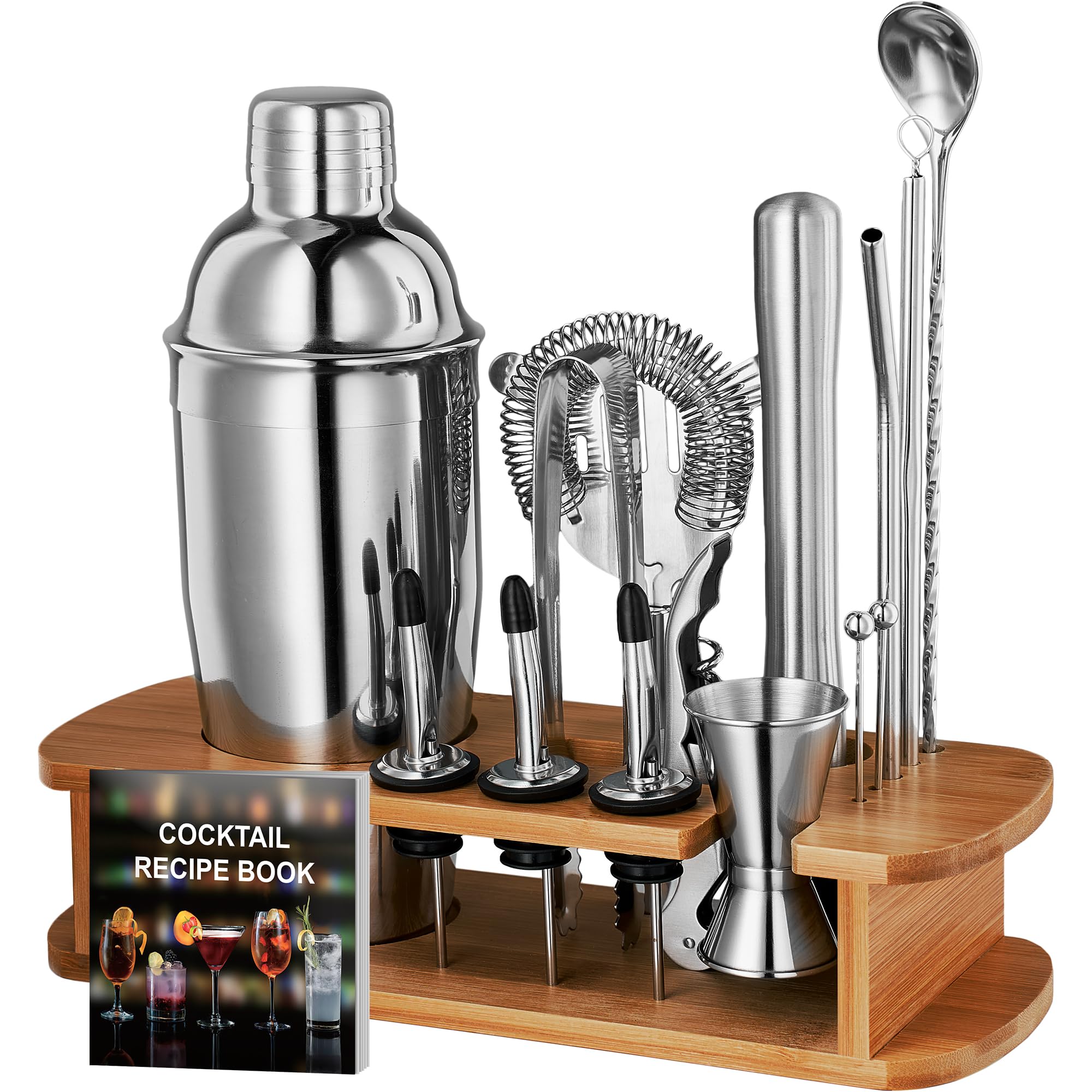 FineDine coffret bar face avant montrant tous les outils, idéal pour organiser