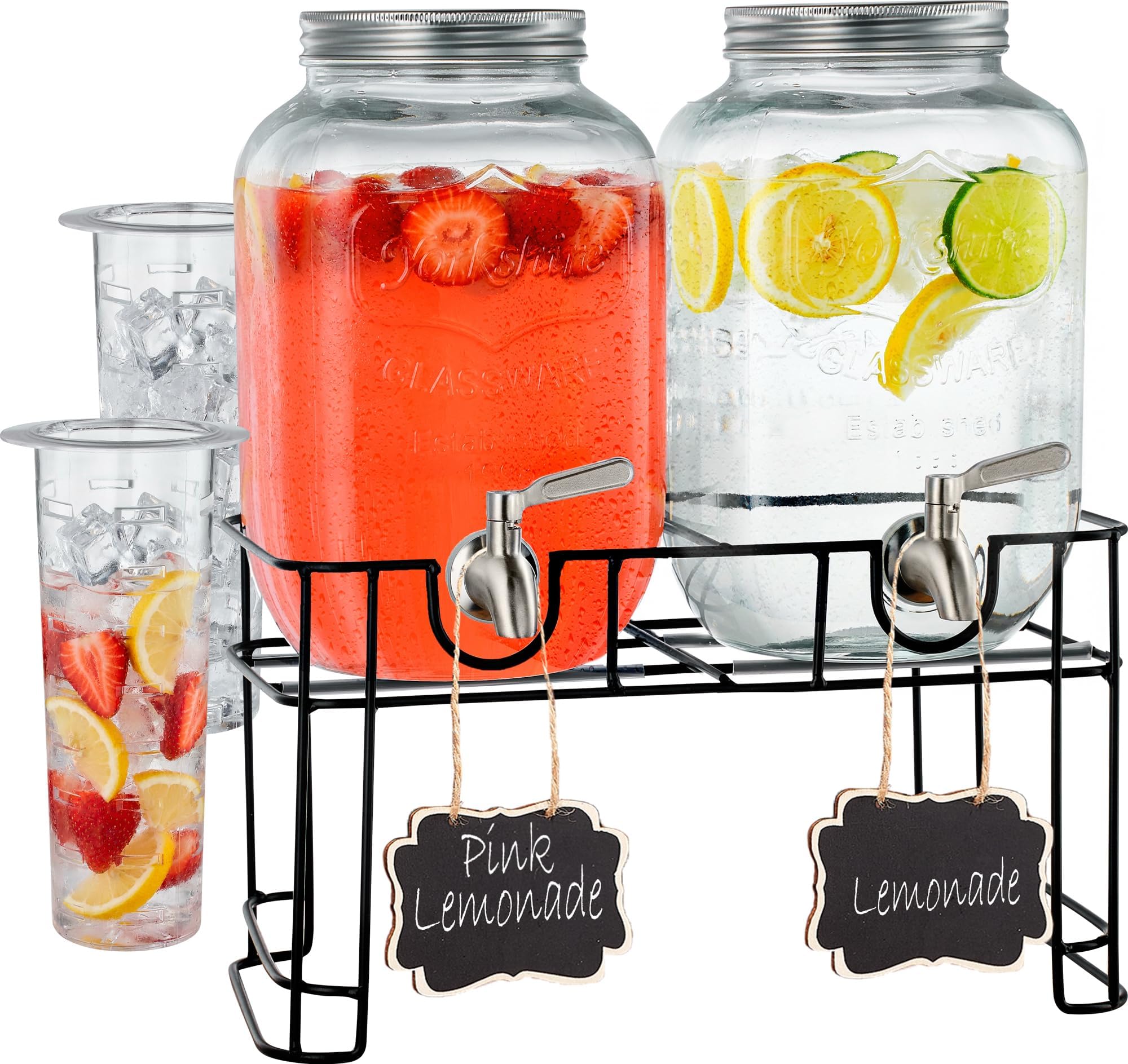 FineDine distributeur avant montrant design mason jar et service facile