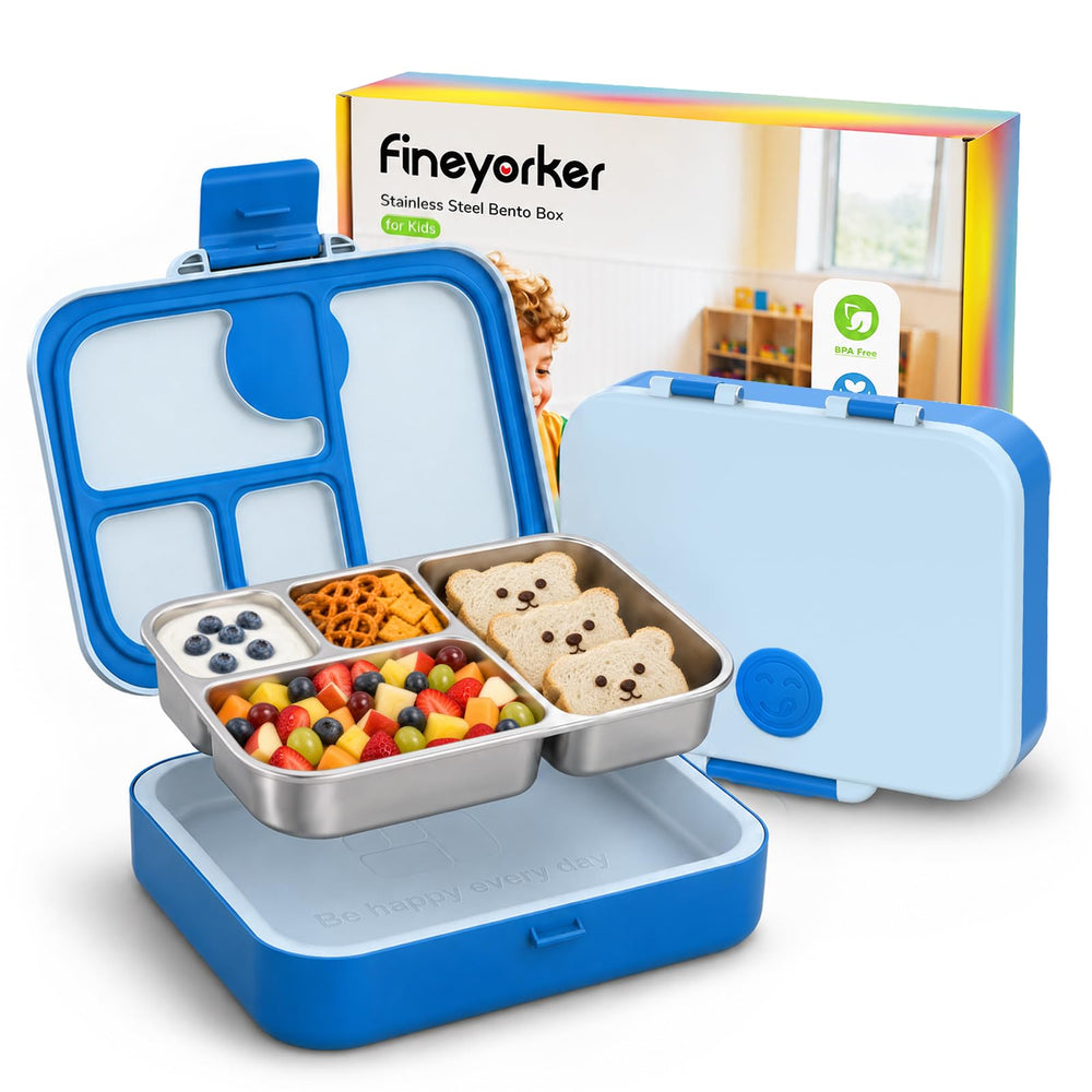 Fineyorker face avant de la boîte montrant fermeture sûre et design pratique