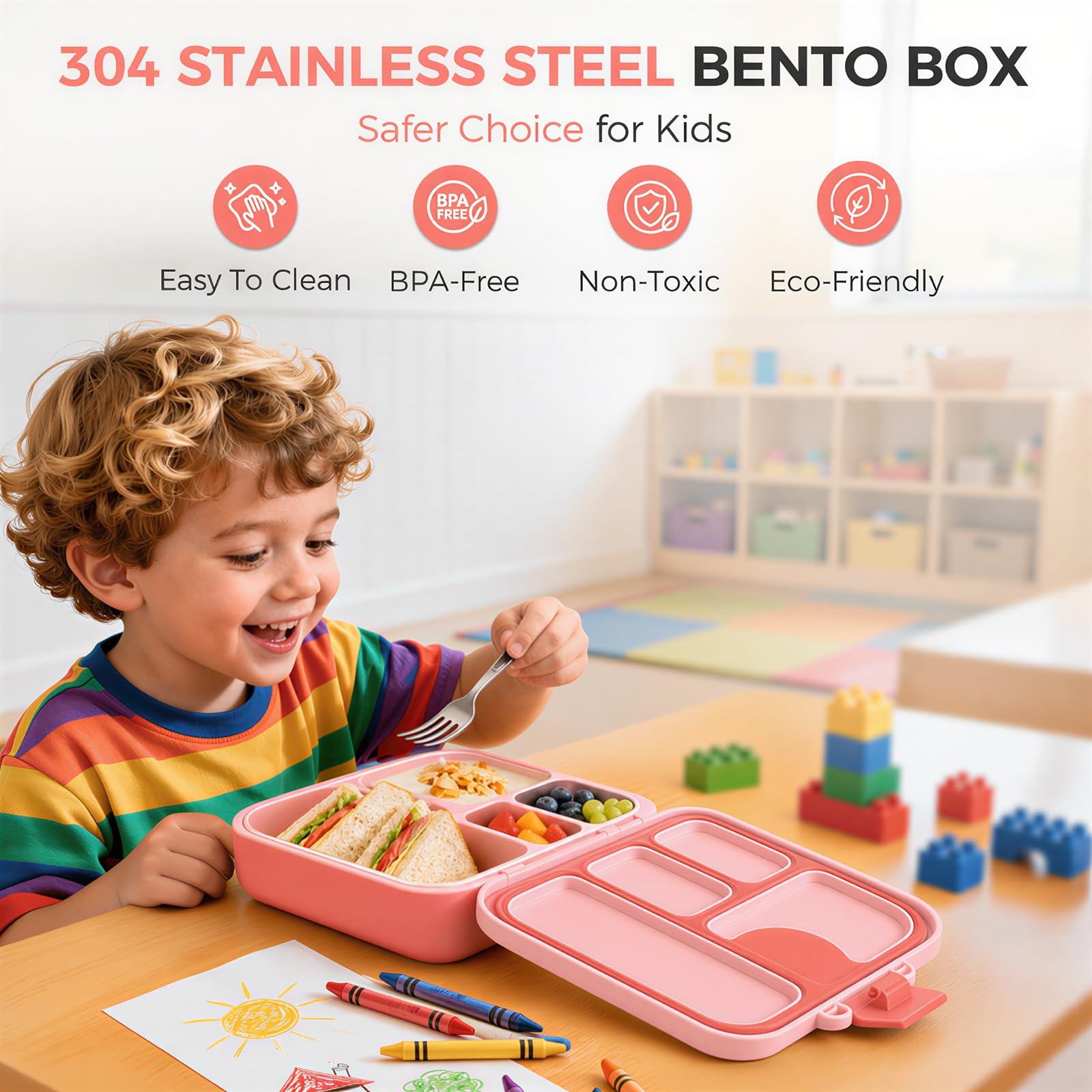 FINEYORKER plateau intérieur en acier inox 304, nettoyage facile et sain